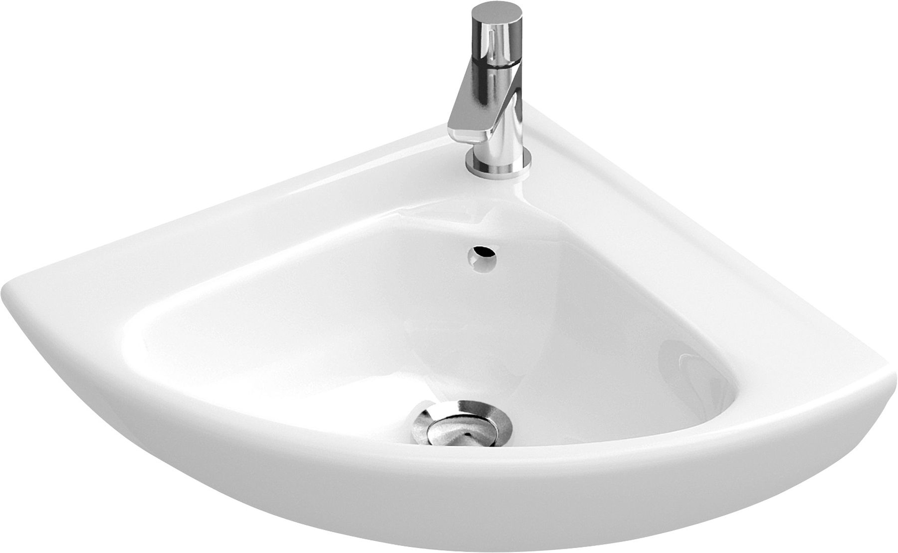 Villeroy & Boch O.Novo mosdótál 41.5x41.5 cm sarok klasszikus fehér 73274001