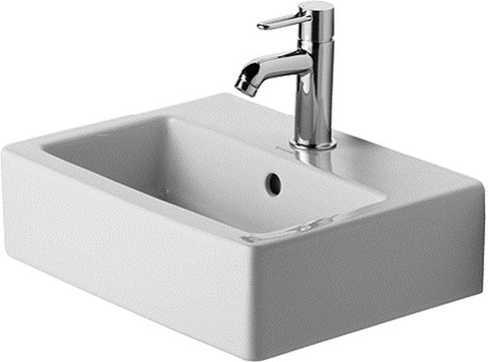 Duravit Vero mosdótál 45x35 cm négyszögletes klasszikus-beépíthető fehér 0704450000