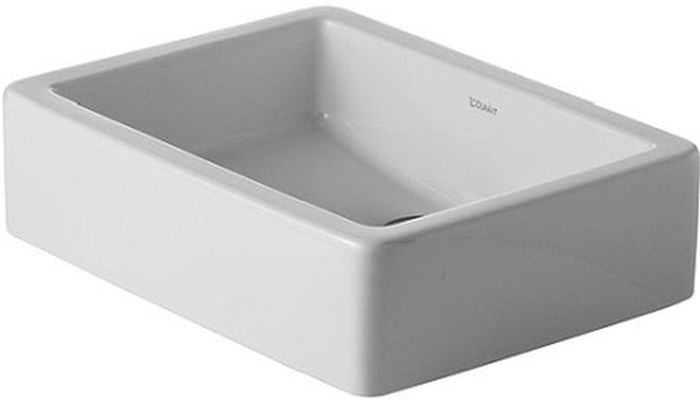 Duravit Vero mosdótál 50x38 cm négyszögletes mosdótálak fehér 0455500000