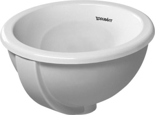 Duravit Bali mosdótál 33.5x33.5 cm kerek süllyesztett fehér 0473340031