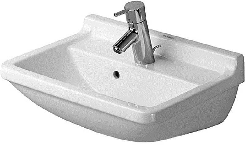 Duravit Starck 3 mosdótál 50x36 cm négyszögletes klasszikus fehér 0300500000