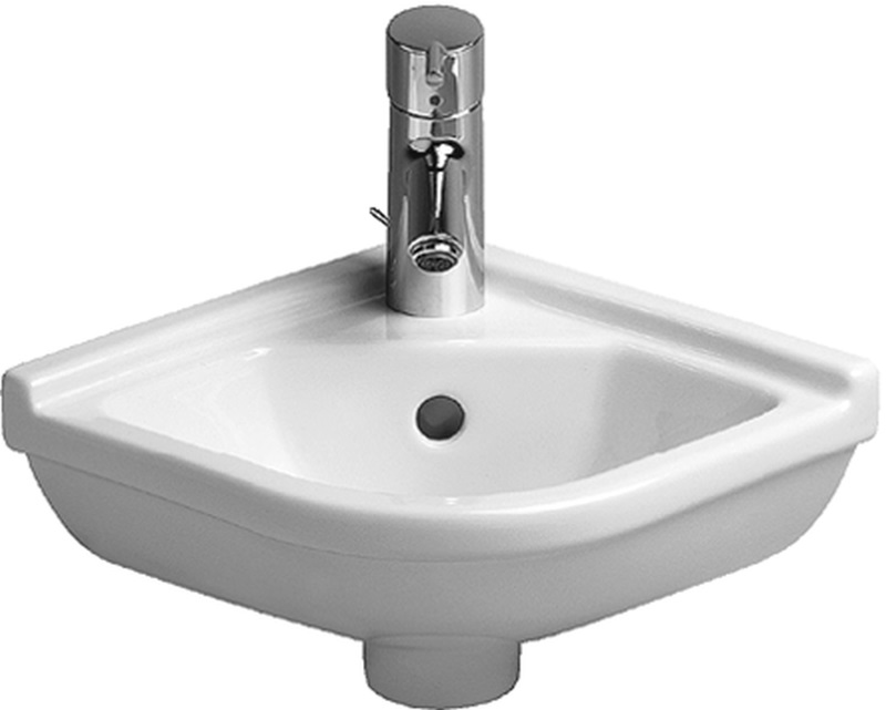 Duravit Starck 3 mosdótál 43x38 cm sarok klasszikus fehér 0752440000