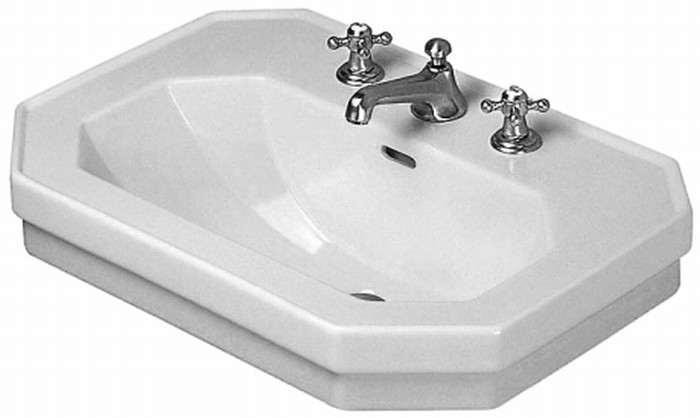 Duravit Seria 1930 mosdótál 70x50 cm klasszikus fehér 0438700000