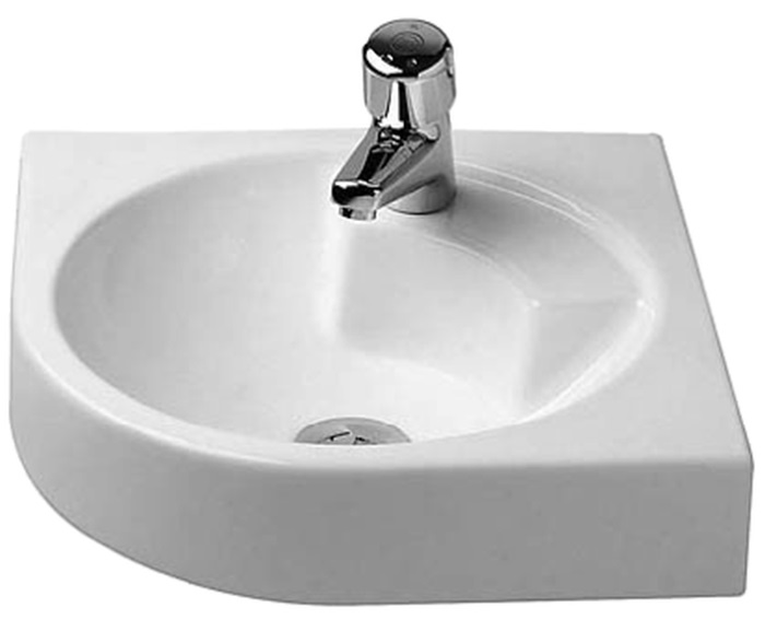 Duravit Architec mosdótál 63.5x54 cm sarok klasszikus fehér 0448450000