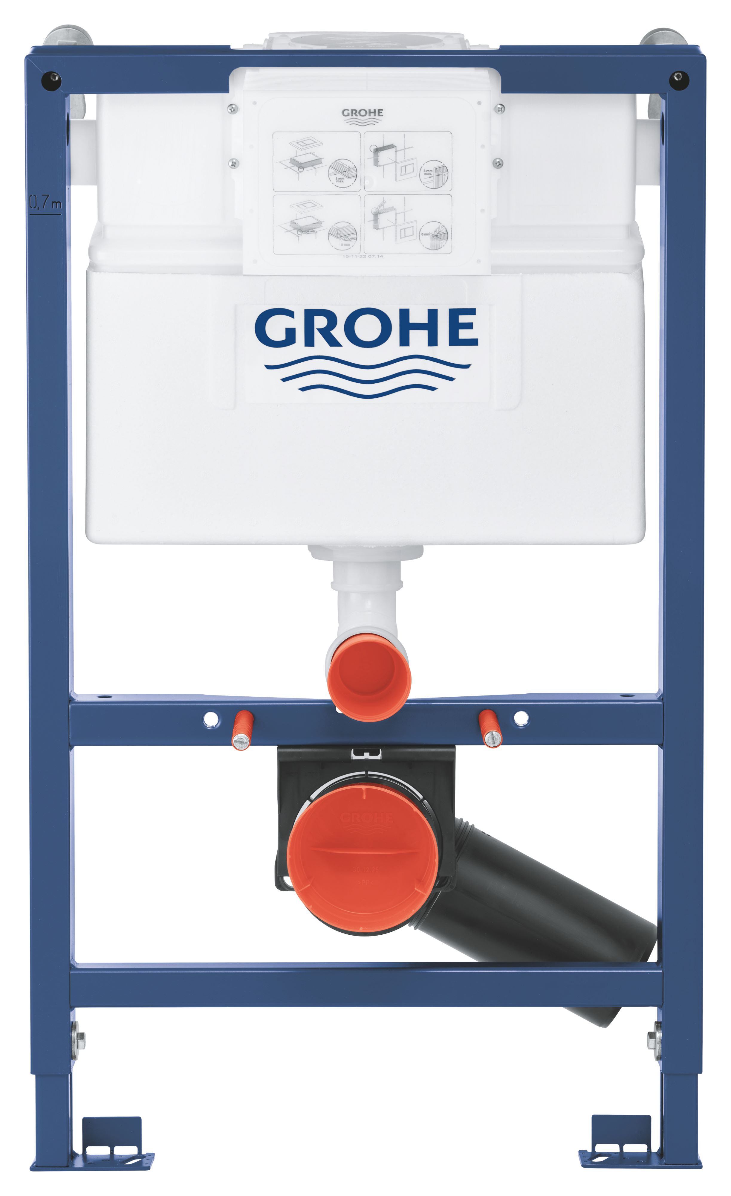 Grohe Rapid SL beépíthető keret függő csészéhez 38526000