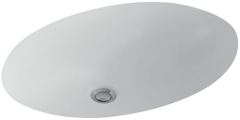 Villeroy & Boch Evana mosdótál 50x35 cm ovális alulról beépíthető fehér 61470001