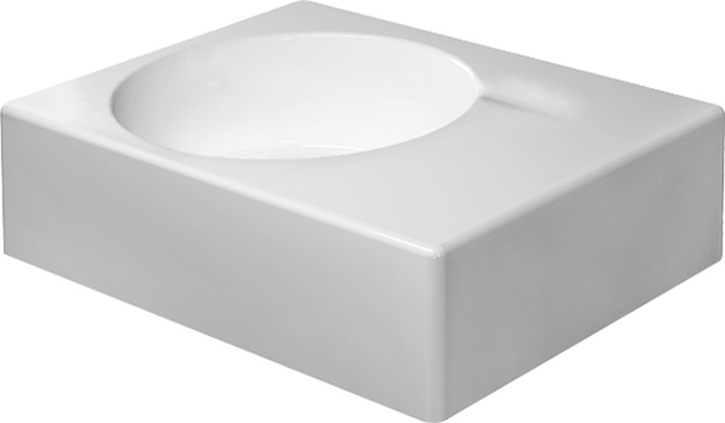 Duravit Design Classics mosdótál 61.5x46 cm négyszögletes klasszikus-beépíthető fehér 0684600000