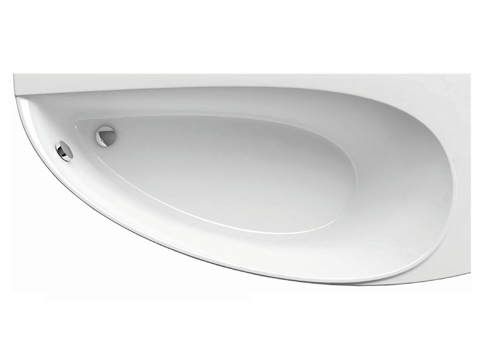 Ravak Avocado sarokkád 160x75 cm jobboldali fehér CH01000000