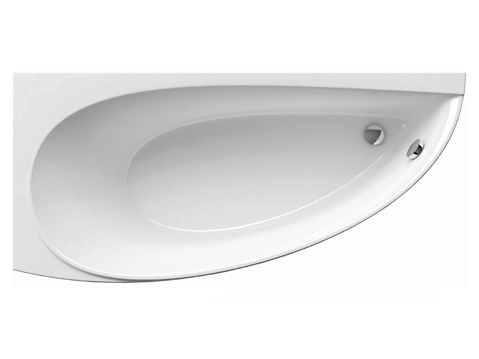 Ravak Avocado sarokkád 150x75 cm baloldali fehér CT01000000