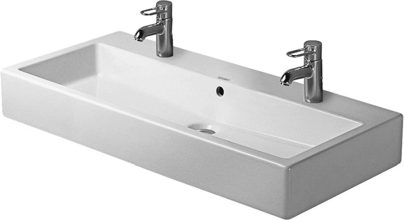 Duravit Vero mosdótál 100x47 cm négyszögletes beépíthető fehér 04541000241