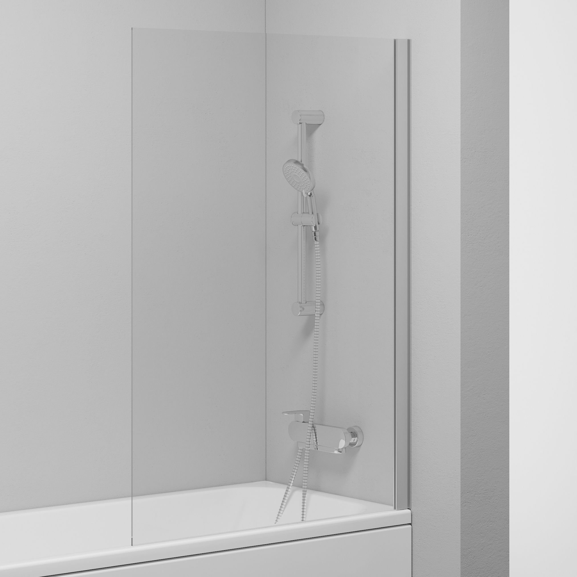 Ravak Pivot zuhanyparaván 80 cm egyrészes szatén matt/átlátszó üveg 79840U00Z1