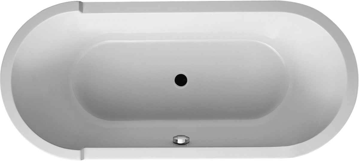 Duravit Starck térben álló kád 180x80 cm ovális fehér 700010000000000