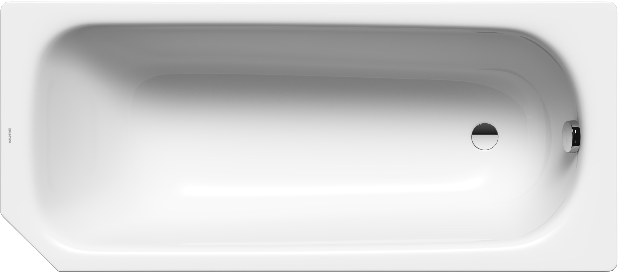 Kaldewei Saniform V1-V4 egyenes kád 160x70 cm fehér 192100010001