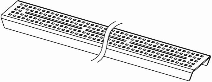 Tece Drainline zuhany lefolyó rács 70 cm 600751