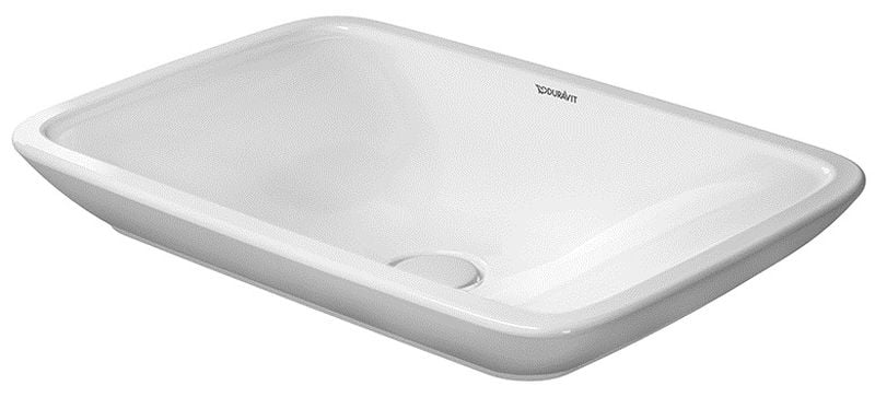 Duravit PuraVida mosdótál 70x46.5 cm négyszögletes mosdótálak fehér 3697000001