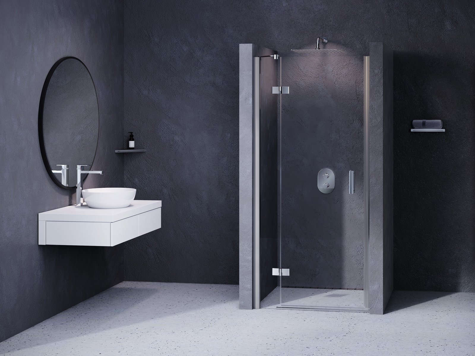 Ravak SmartLine zuhanyajtók 110 cm dönthető króm fényes/átlátszó üveg 0SLDBA00Z1