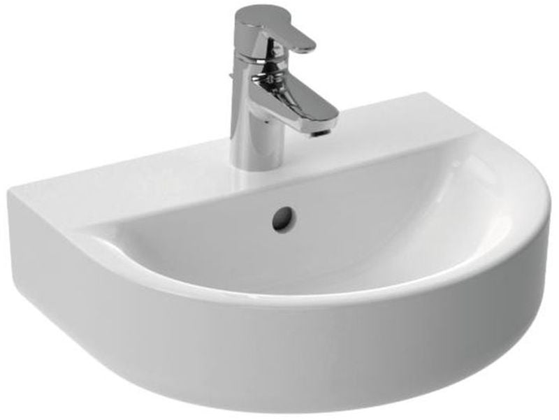 Ideal Standard Connect mosdótál 45x36 cm félkör alakú klasszikus fehér E796801