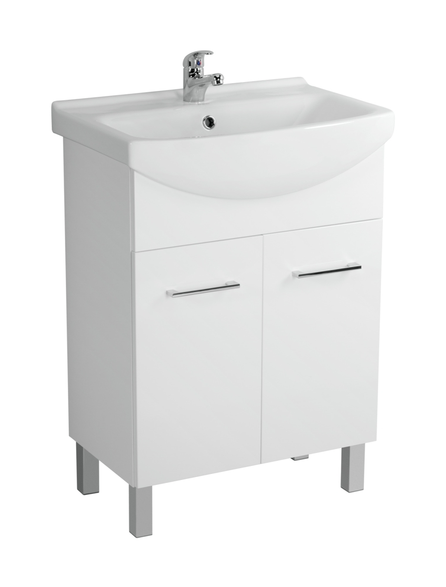 Cersanit Olivia szekrény 57x34x79.4 cm álló, mosdó alatti fehér S543-004-DSM