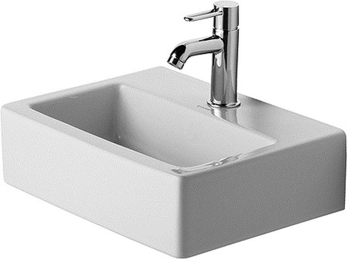 Duravit Vero mosdótál 45x35 cm négyszögletes klasszikus fehér 0704450041
