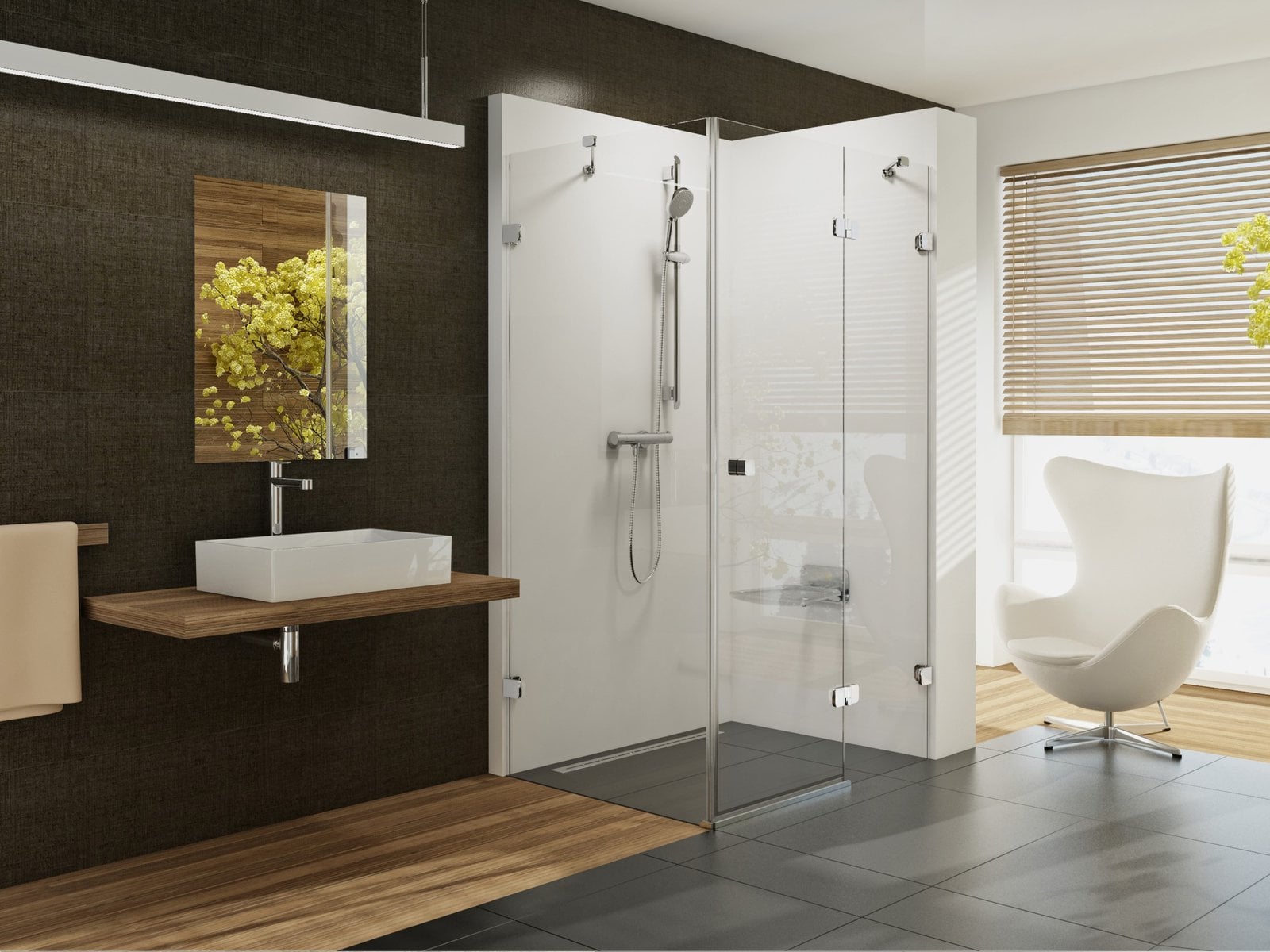 Ravak Brillant zuhanykabin 90x90 cm négyzet króm fényes/átlátszó üveg 0UP77A00Z1