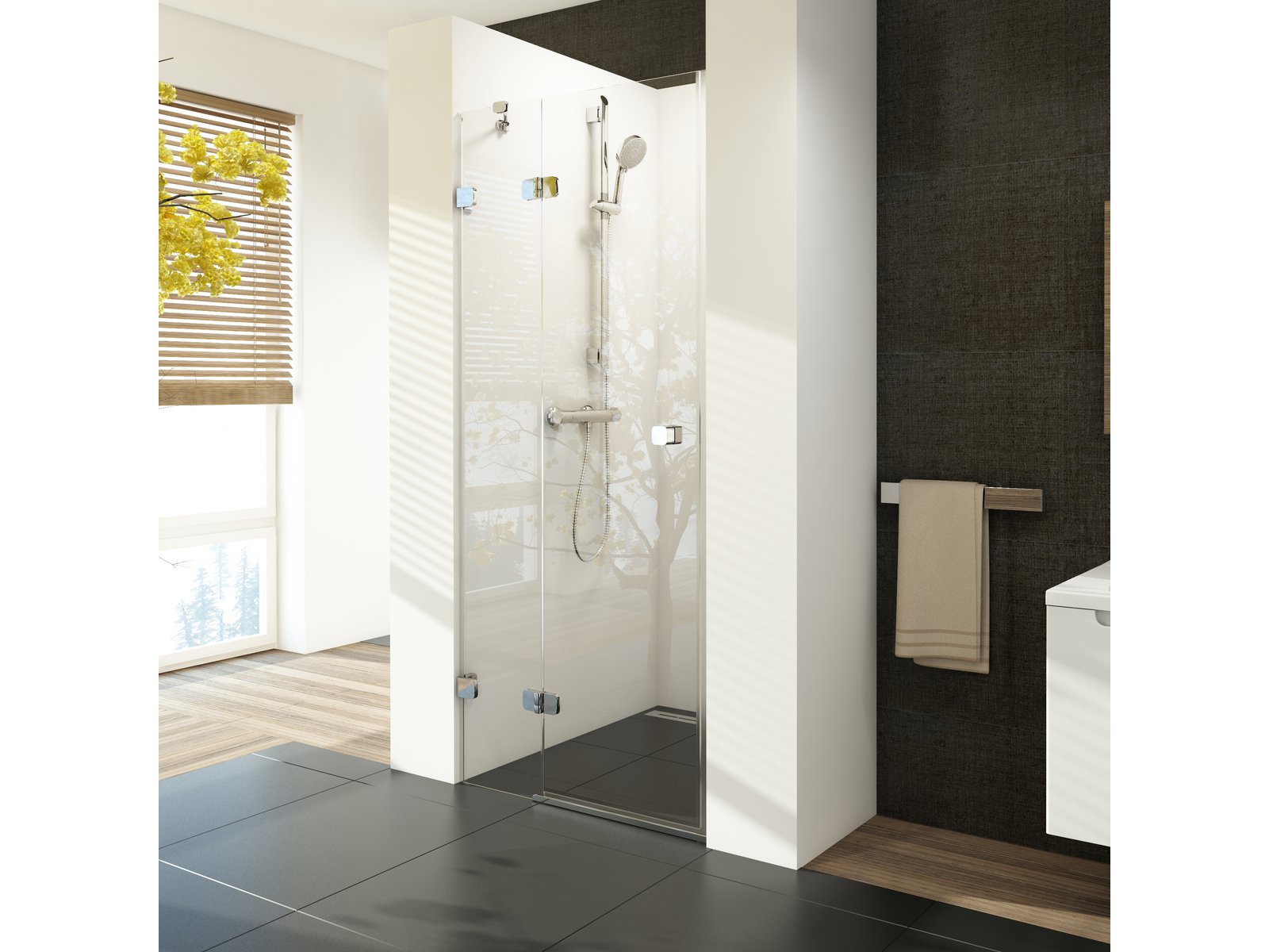 Ravak Brillant profil elem készlet D01000A083