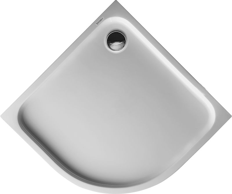 Duravit D-Code félkör alakú zuhanytálca 90x90 cm fehér 720108000000000