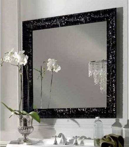 Kerasan Retro tükör 100x100 cm négyzet fekete 736401