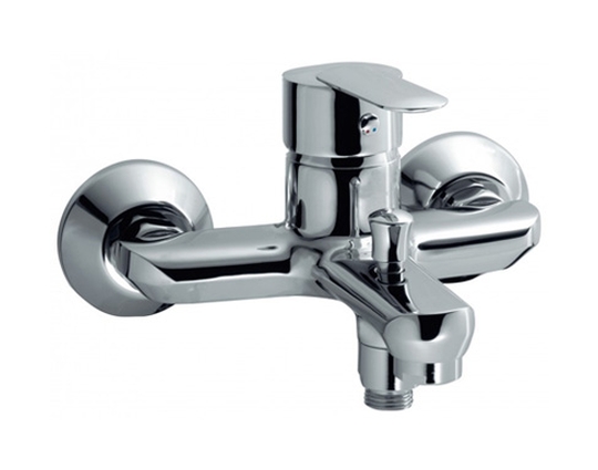 Kfa Cyrkon bateria wannowo-prysznicowa chrom/satyna 584-020-00
