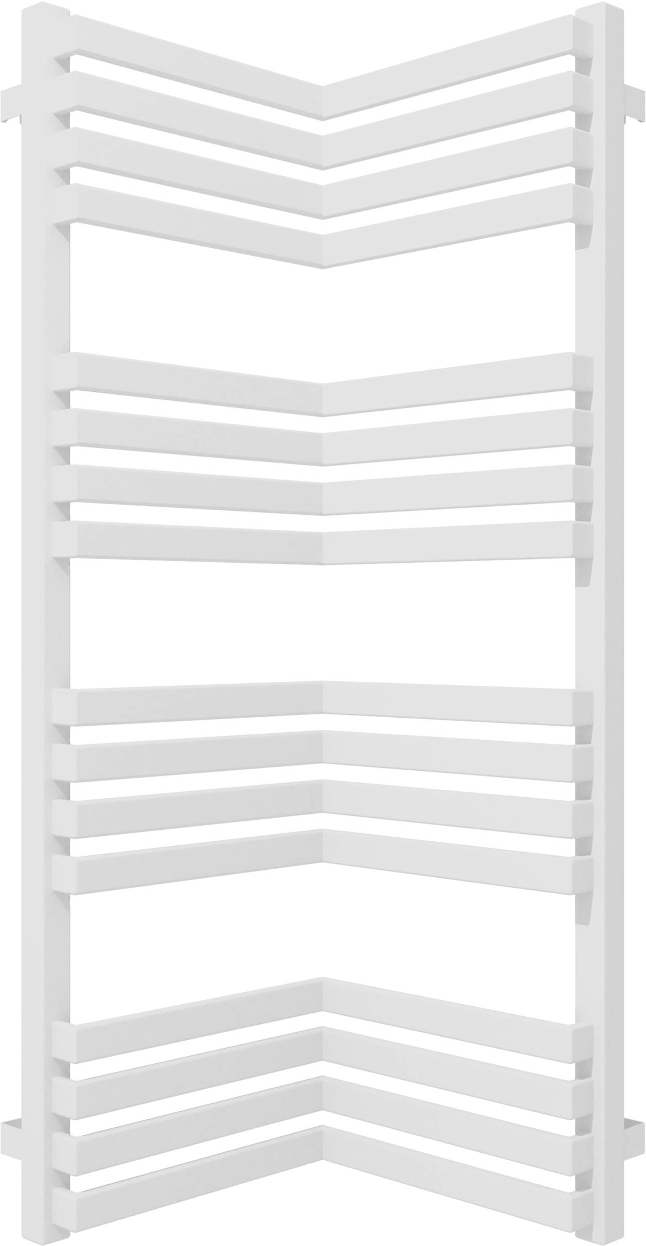 Terma Incorner fürdőszoba radiátor dekoratív 127.5x35 cm fehér WGQIN127035K916SX