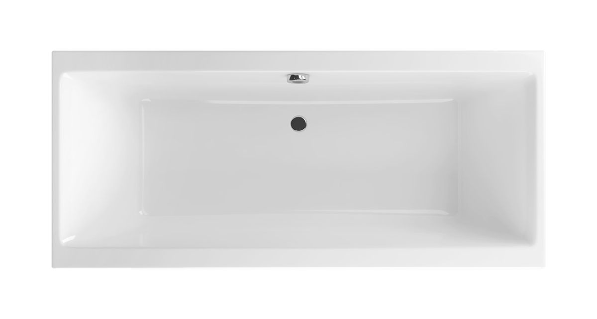 Excellent Pryzmat egyenes kád 160.5x75.5 cm fehér WAEX.PRY16WH
