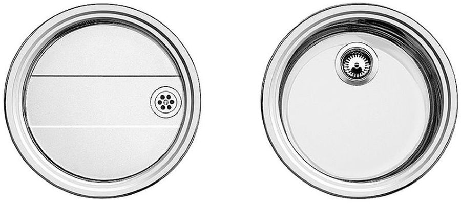 Blanco Rondoset acél mosogató 46x46 cm acél 513310