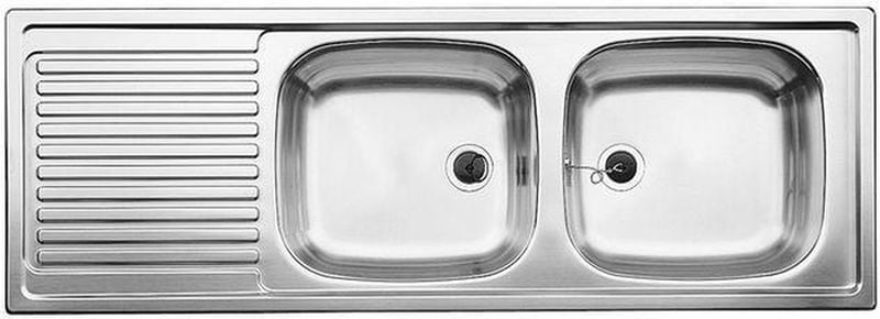 Blanco Top acél mosogató 123.5x43.5 cm 500374