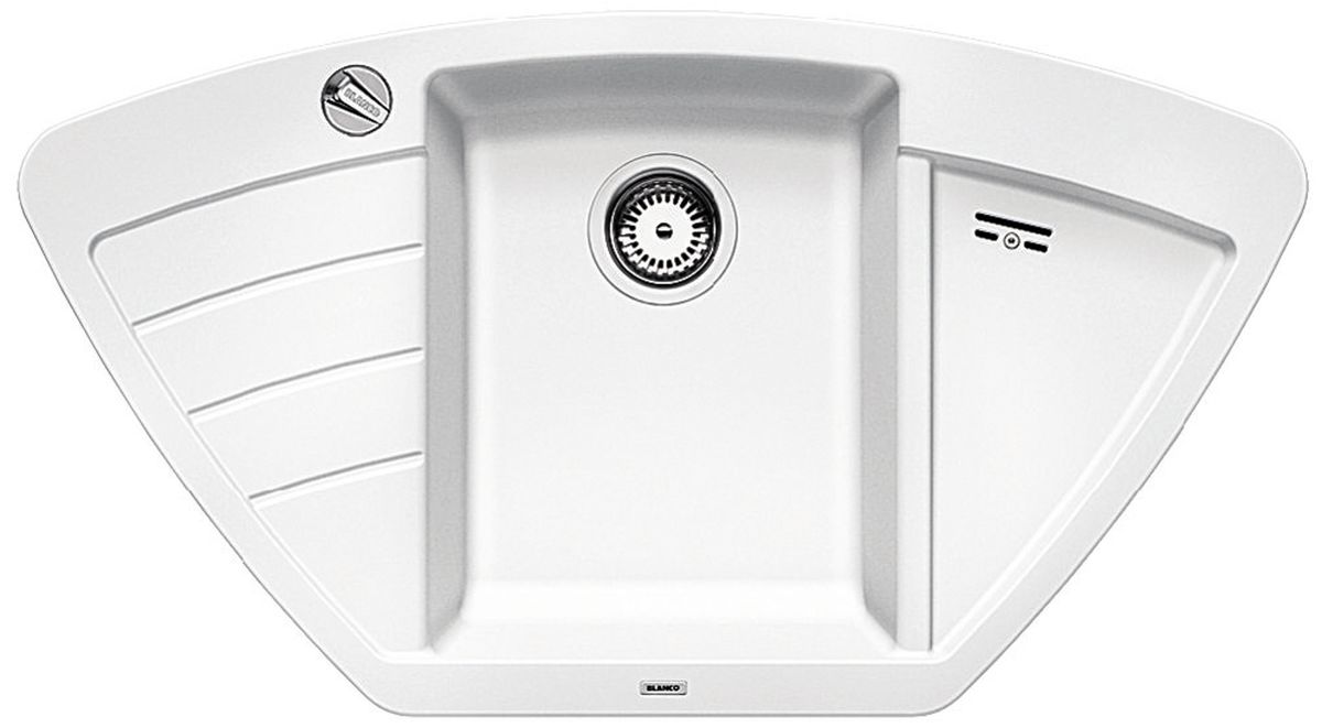 Blanco Zia 9 E gránit mosogató 93x51 cm fehér 514750