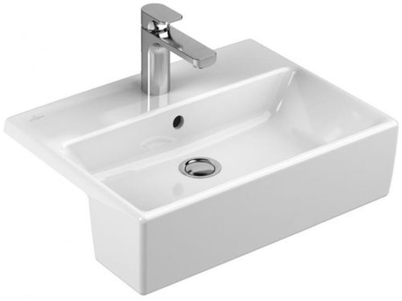 Villeroy & Boch Memento mosdótál 55x42.5 cm négyszögletes mosdótálak fehér 41335501