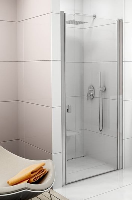 Ravak Chrome zuhanyajtók 80 cm dönthető alumínium fényes/átlátszó üveg 0QV40C00Z1