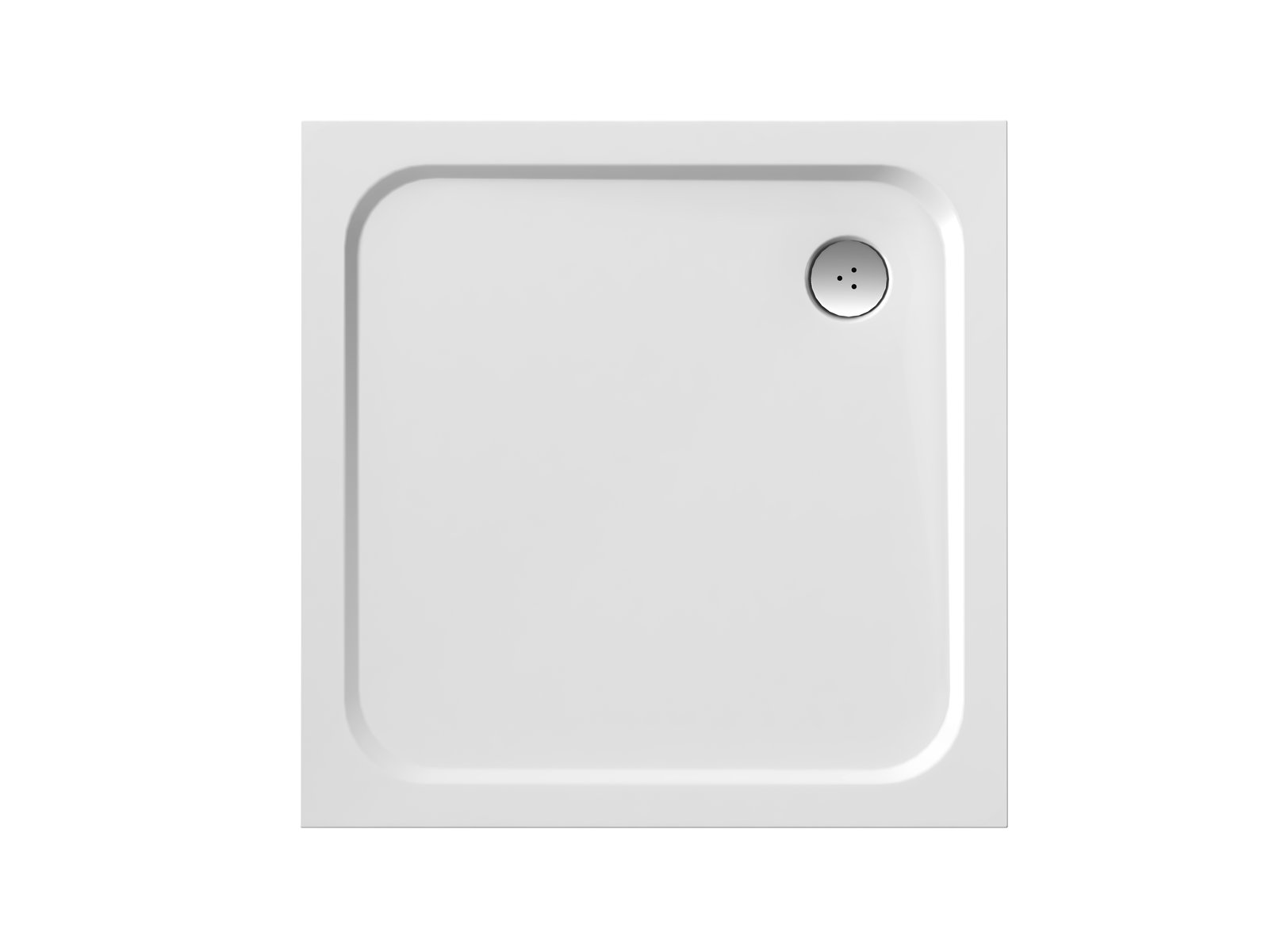 Ravak Perseus Pro négyzet alakú zuhanytálca 90x90 cm fehér XA047701010