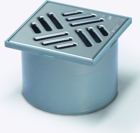 Kessel Standard zuhany lefolyó 10 cm acél 27165