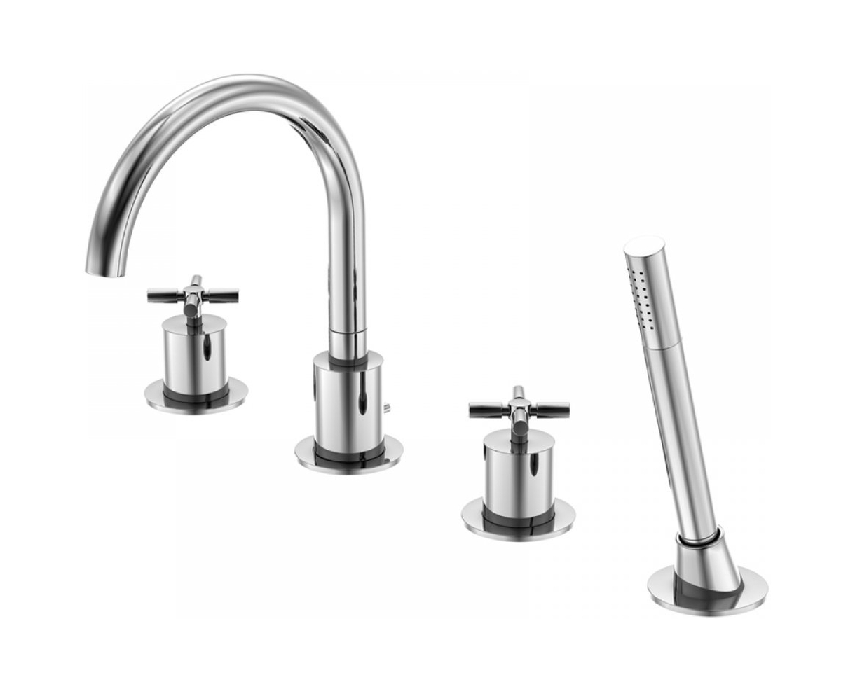 Steinberg 250 kád és zuhany csaptelep fürdőkád fölé króm 2502400