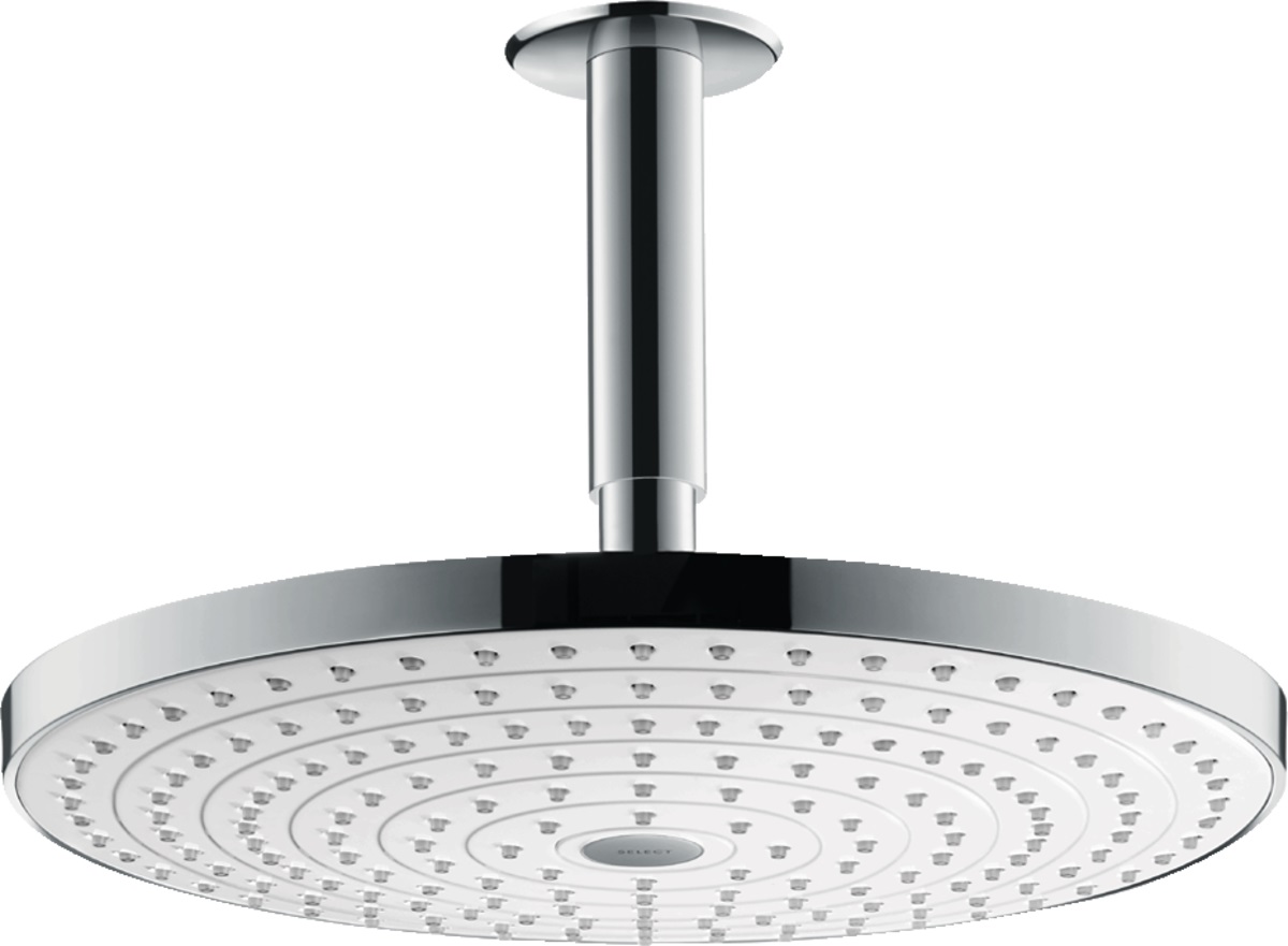 Hansgrohe Raindance fejzuhany 30x30 cm kerek króm-fehér 27337400
