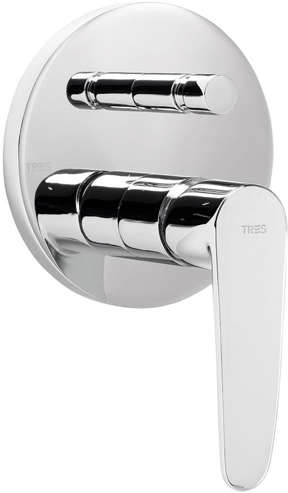 Tres Flat-Tres kád és zuhany csaptelep süllyesztett króm 204.180.01