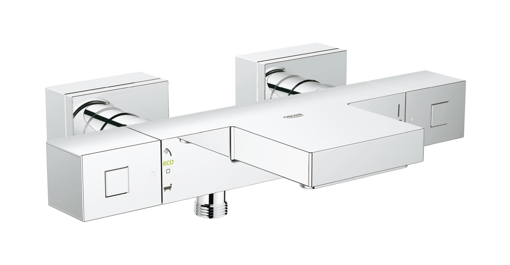 Grohe Grohtherm Cube kád és zuhany csaptelep fali igen StarLight Chrome 34497000