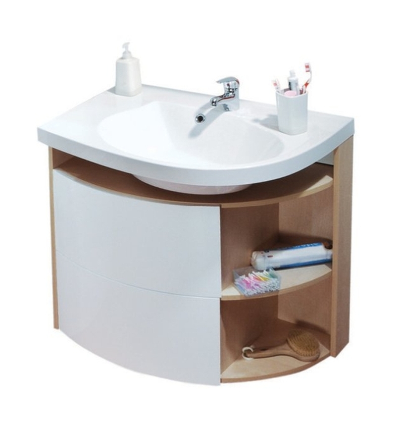 Ravak Rosa szekrény 77.8x49x68 cm mosdókagyló alá akasztható X000000162