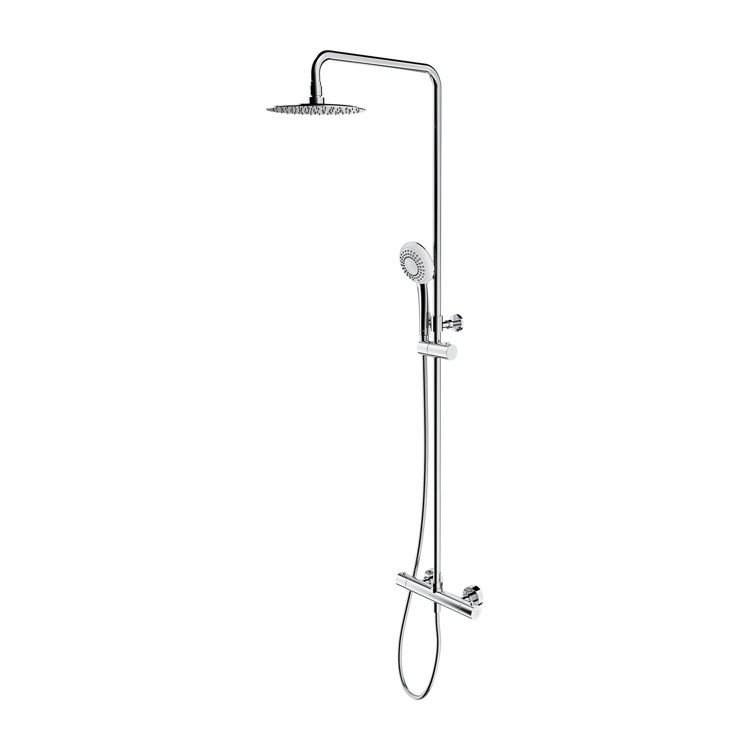 Omnires Y zuhany készlet fal termosztáttal Igen króm Y1244X/6CR