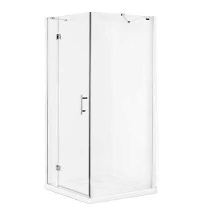 Omnires Manhattan kabina prysznicowa kwadratowa 90x90 cm chrom/ transparentne ADC90XLUX