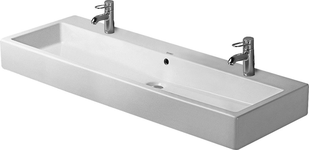 Duravit Vero mosdótál 120x47 cm négyszögletes beépíthető fehér 04541200241