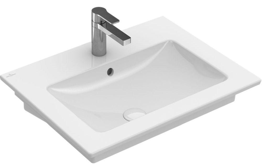 Villeroy & Boch Venticello mosdótál 65x50 cm négyszögletes klasszikus-beépíthető fehér 41246701