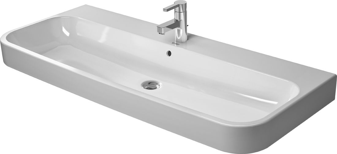 Duravit Happy D.2 mosdótál 120x50.5 cm négyszögletes beépíthető fehér 2318120000