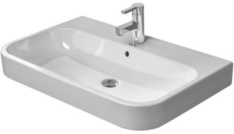 Duravit Happy D.2 mosdótál 100x50.5 cm négyszögletes beépíthető fehér 2318100000
