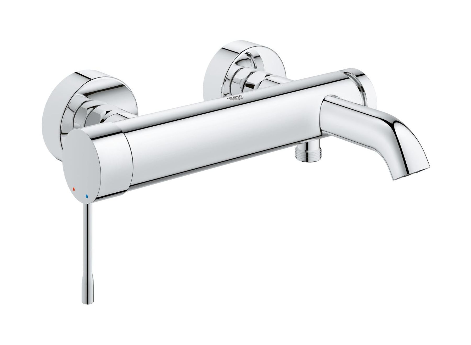 Grohe Essence kád és zuhany csaptelep fali StarLight Chrome 33624001