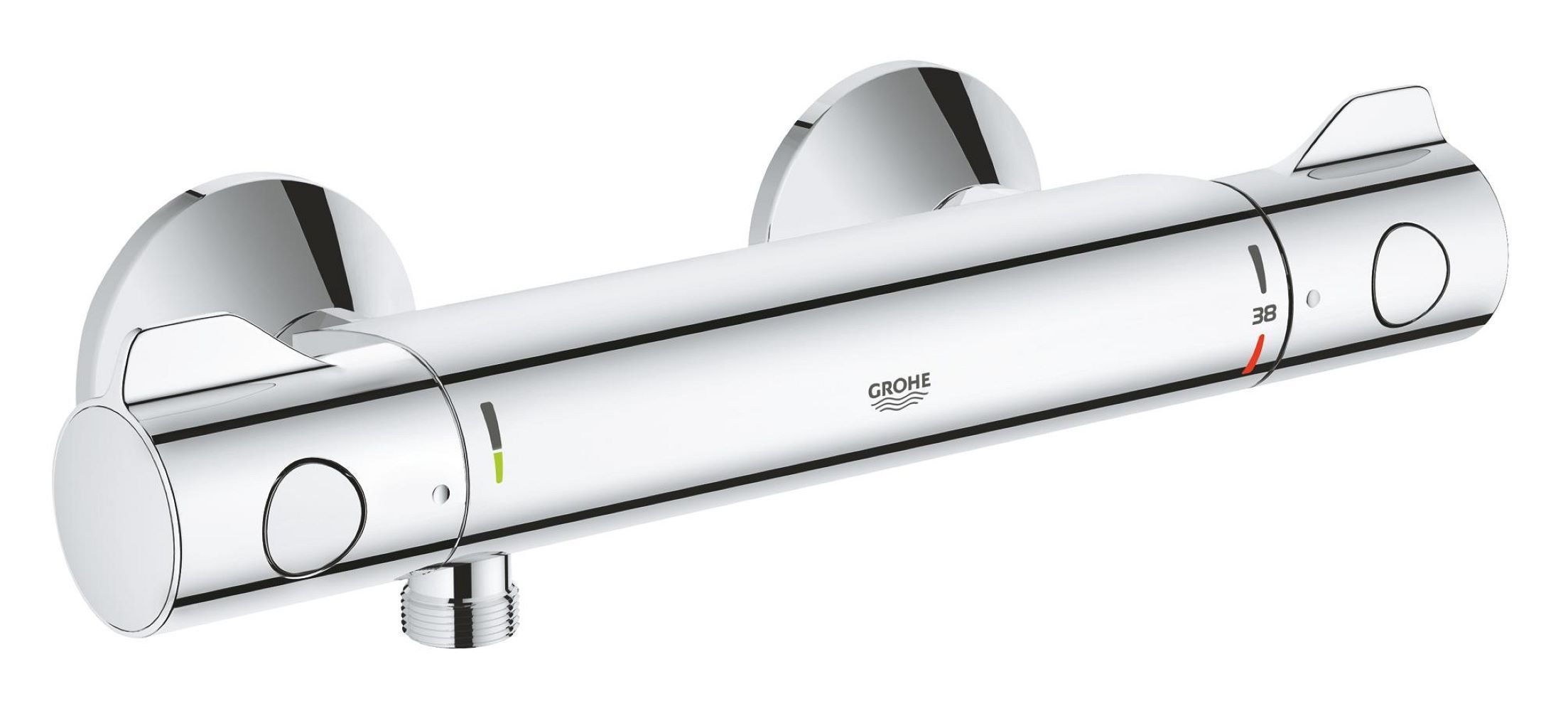 Grohe Grohtherm 800 zuhanycsaptelep fal igen StarLight Chrome 34558000